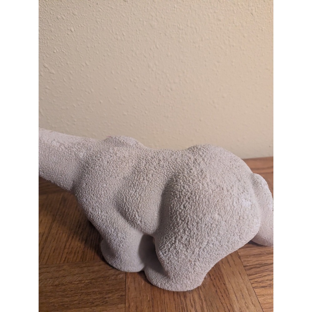 VINTAGE INUIT ESKIMO POLAR BEAR ART SCULPTURE Walking Bear Porcelain Textured - Picture 6 of 13